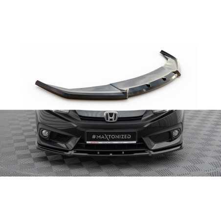 Maxton Design-Lame Du Pare-Chocs Avant V.1 Honda Civic Mk10 