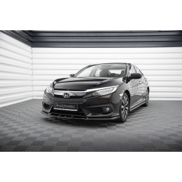 Maxton Design-Lame Du Pare-Chocs Avant V.1 Honda Civic Mk10 
