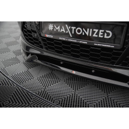 Maxton Design-Lame Du Pare-Chocs Avant V.2 Ford Mondeo ST-Line Mk4 Facelift 