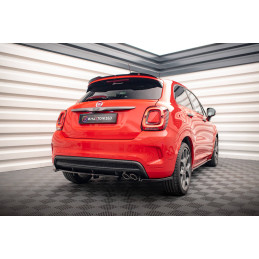 Maxton Design-Central Arriere Splitter (avec une barre verticale) Fiat 500X Sport Mk1 Facelift 