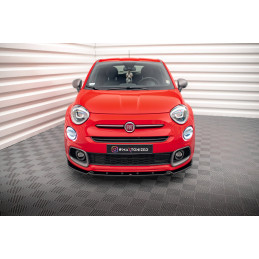 Maxton Design-Lame Du Pare-Chocs Avant Fiat 500X Sport Mk1 Facelift 