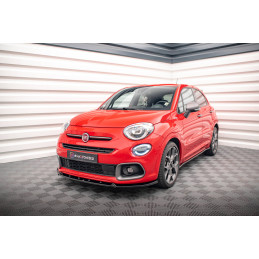 Maxton Design-Lame Du Pare-Chocs Avant Fiat 500X Sport Mk1 Facelift 