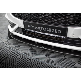 Maxton Design-Street Pro Lame Du Pare-Chocs Avant + Flaps Ford Mondeo Sport Mk5 Facelift / Fusion Sport Mk2 Facelift 