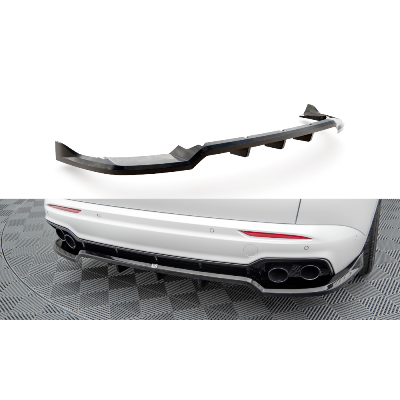 Maxton Design-Central Arriere Splitter (avec une barre verticale) Maserati Grecale GT / Modena Mk1 