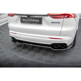 Maxton Design-Central Arriere Splitter (avec une barre verticale) Maserati Grecale GT / Modena Mk1 