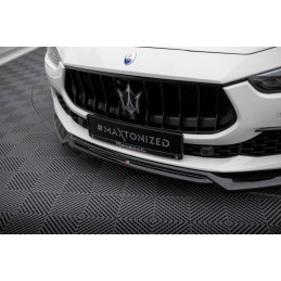 Maxton Design-Lame Du Pare-Chocs Avant V.2 Maserati Ghibli Mk3 Facelift 