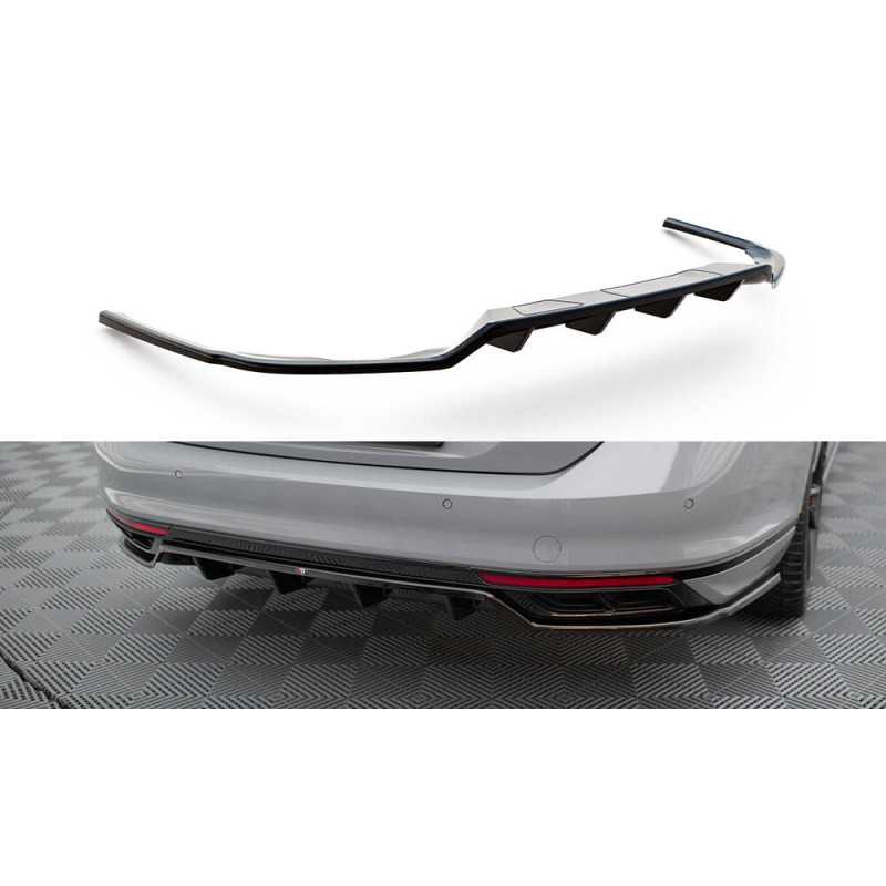 Maxton Design-Central Arriere Splitter (avec une barre verticale) Volkswagen Passat R-Line B8 Facelift Maxton Design-Central Arriere Splitter (avec une barre verticale) Volkswagen Passat R-Line B8 Facelift