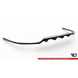 Maxton Design-Central Arriere Splitter (avec une barre verticale) Volkswagen Passat R-Line B8 Facelift 
