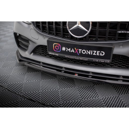 Maxton Design-Lame Du Pare-Chocs Avant V.2 Mercedes-AMG C43 Coupe / Sedan C205 / W205 Facelift 