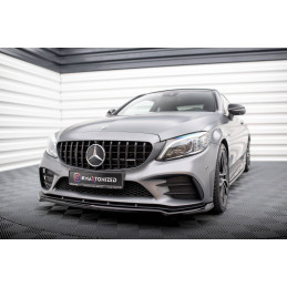 Maxton Design-Lame Du Pare-Chocs Avant V.1 Mercedes-AMG C43 Coupe / Sedan C205 / W205 Facelift 