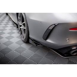 Maxton Design-Street Pro Lame Du Pare Chocs Arriere + Flaps Mercedes-AMG C43 Coupe C205 Facelift 