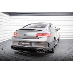 Maxton Design-Street Pro Central Diffuseur Arriere Mercedes-AMG C43 Coupe C205 Facelift 