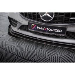 Maxton Design-Street Pro Lame Du Pare-Chocs Avant + Flaps Mercedes-AMG C43 Coupe C205 Facelift 