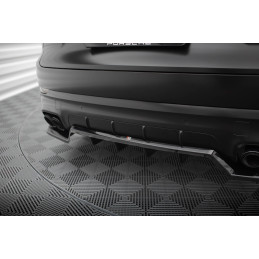Maxton Design-Central Arriere Splitter (avec une barre verticale) Porsche Cayenne Sport Design Mk3 