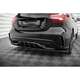 Maxton Design-Street Pro Central Diffuseur Arriere Mercedes-Benz A AMG-Line W176 Facelift 