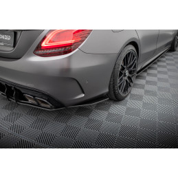 Maxton Design-Street Pro Lame Du Pare Chocs Arriere Mercedes-AMG C63 Sedan / Estate W205 Facelift 