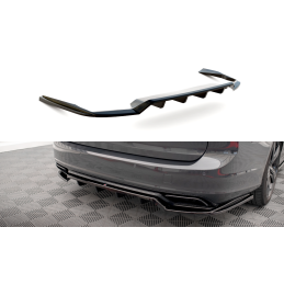 Maxton Design-Central Arriere Splitter (avec une barre verticale) Volvo V90 / S90 R-Design Mk2 