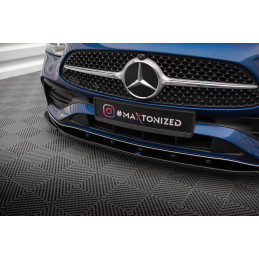 Maxton Design-Lame Du Pare-Chocs Avant V.2 Mercedes-Benz C AMG-Line / 43 AMG W206 