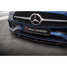 Maxton Design-Lame Du Pare-Chocs Avant V.1 Mercedes-Benz C AMG-Line / 43 AMG W206 