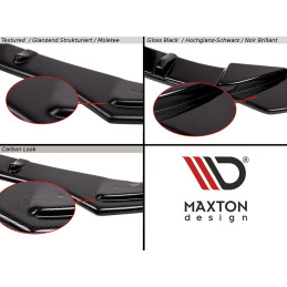 Maxton Design-Lame Du Pare-Chocs Avant V.2 Audi S8 / A8 S-Line D5 