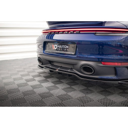 Maxton Design-Central Arriere Splitter (avec une barre verticale) V.2 Porsche 911 Carrera Aero / Carrera GTS 992 
