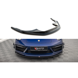 Maxton Design-Lame Du Pare-Chocs Avant V.1 Porsche 911 Carrera Aero / Carrera GTS 992 