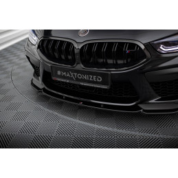 Maxton Design-Lame Du Pare-Chocs Avant V.1 + Ailerons BMW M8 Gran Coupe F93 