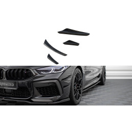 Maxton Design-Ailes de pare-chocs avant (Canards) BMW M8 Gran Coupe F93 