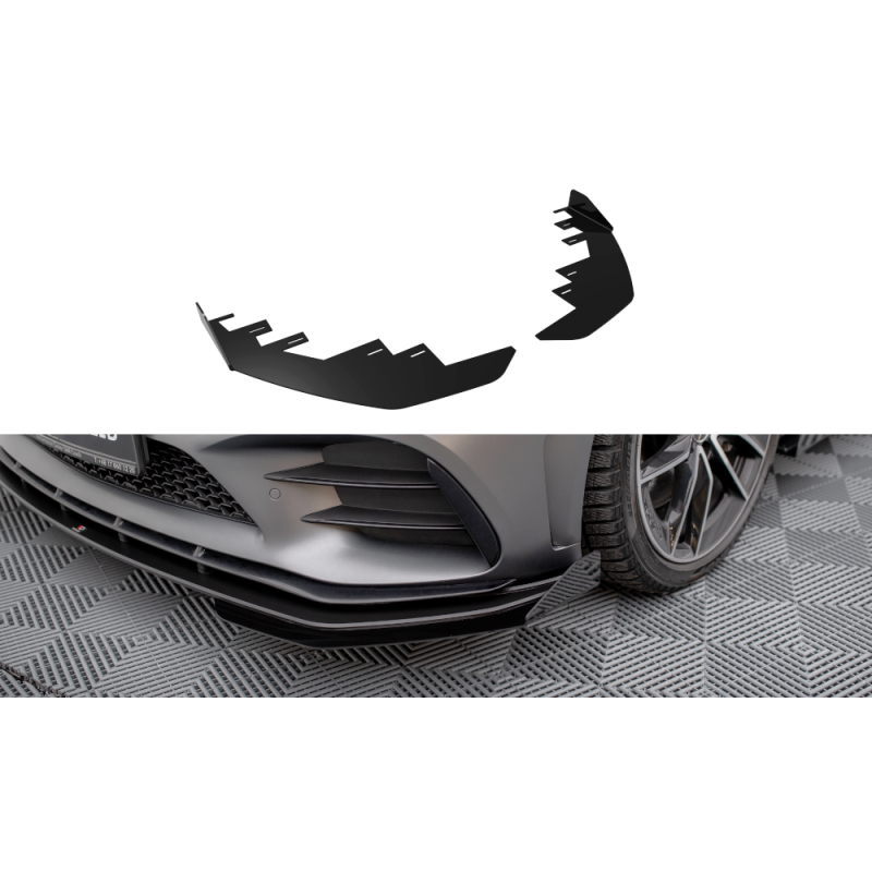 Maxton Design-Front Flaps Mercedes-AMG C43 Coupe C205 Facelift 