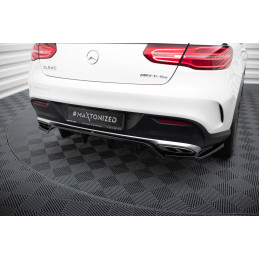 Maxton Design-Central Arriere Splitter (avec une barre verticale) Mercedes-Benz GLE Coupe AMG-Line C292 