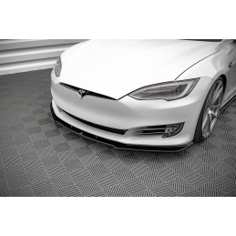 Maxton Design-LAME DU PARE-CHOCS AVANT V.1 Tesla Model S Facelift 