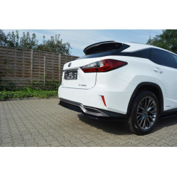 Maxton Design-CENTRAL ARRIÈRE SPLITTER Lexus RX Mk4 H (sans barres verticales) 