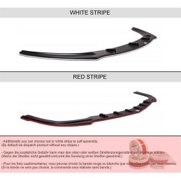 Maxton Design-CENTRAL ARRIÈRE SPLITTER Lexus CT Mk1 Facelift (avec une barre verticale) 