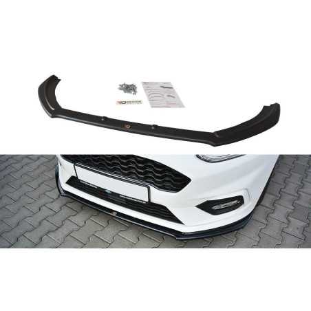 Maxton Design-Lame Du Pare-Chocs Avant V.2 Ford Fiesta Mk8 ST / ST-Line 