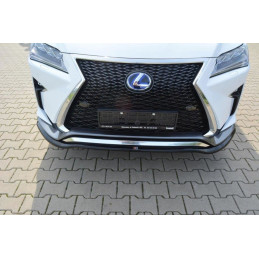 Maxton Design-LAME DU PARE-CHOCS AVANT V.1 Lexus RX Mk4 F-Sport 