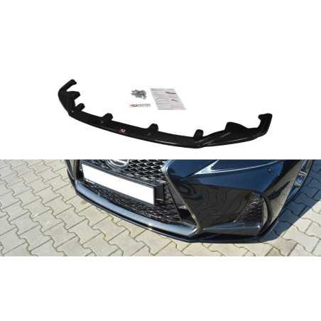 Maxton Design-LAME DU PARE-CHOCS AVANT V.1 Lexus IS Mk3 Facelift F-Sport 