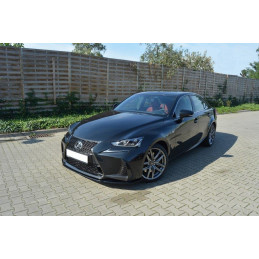 Maxton Design-LAME DU PARE-CHOCS AVANT V.1 Lexus IS Mk3 Facelift F-Sport 