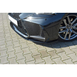 Maxton Design-LAME DU PARE-CHOCS AVANT V.1 Lexus IS Mk3 Facelift F-Sport 