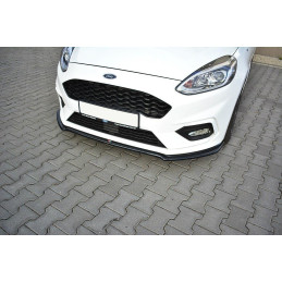 Maxton Design-Lame Du Pare-Chocs Avant V.1 Ford Fiesta Mk8 ST / ST-Line 