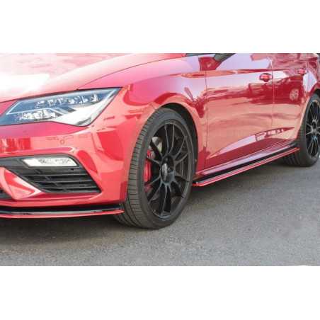 Maxton Design-RAJOUTS DES BAS DE CAISSE POUR v.1 Seat Leon Mk3 Cupra/ FR Facelift 