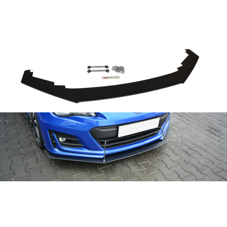 Maxton Design-LAME DU PARE-CHOCS AVANT / SPLITTER V.1 SUBARU BRZ FACELIFT 