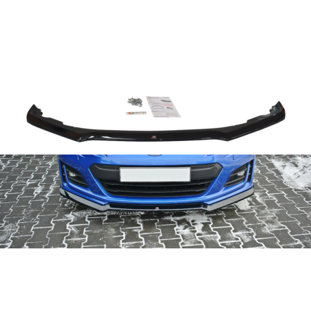 Maxton Design-LAME DU PARE-CHOCS AVANT / SPLITTER V.2 SUBARU BRZ FACELIFT 