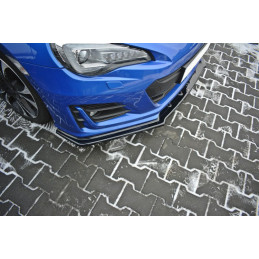Maxton Design-LAME DU PARE-CHOCS AVANT / SPLITTER V.1 SUBARU BRZ FACELIFT 