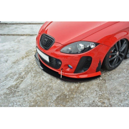 Maxton Design-SPORT LAME DU PARE-CHOCS AVANT V.2 SEAT LEON MK2 MS DESIGN 