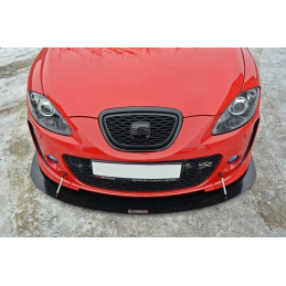 Maxton Design-SPORT LAME DU PARE-CHOCS AVANT V.1 SEAT LEON MK2 MS DESIGN 