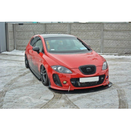 Maxton Design-SPORT LAME DU PARE-CHOCS AVANT V.1 SEAT LEON MK2 MS DESIGN 