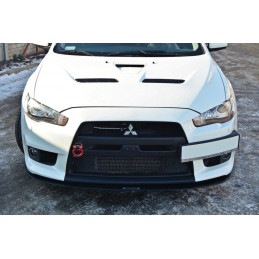 Maxton Design-SPORT LAME DU PARE-CHOCS AVANT V.3 Mitsubishi Lancer Evo X 