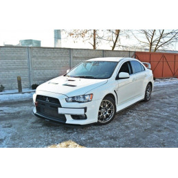 Maxton Design-SPORT LAME DU PARE-CHOCS AVANT V.3 Mitsubishi Lancer Evo X 