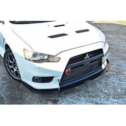 Maxton Design-SPORT LAME DU PARE-CHOCS AVANT V.1 Mitsubishi Lancer Evo X 