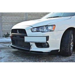 Maxton Design-SPORT LAME DU PARE-CHOCS AVANT V.1 Mitsubishi Lancer Evo X 